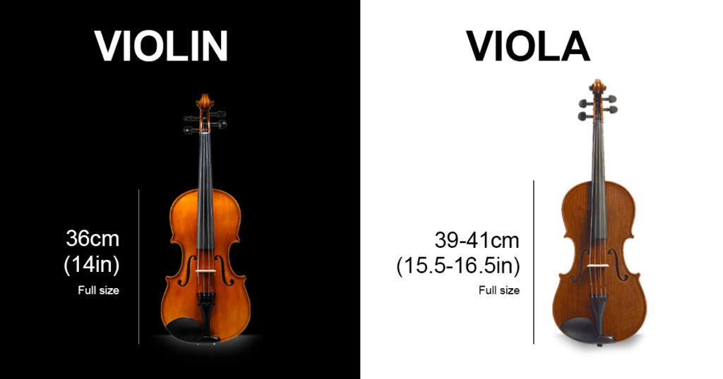 Furnace på vegne af Bedst 20/4 - Violin vs Viola: What's The Difference? - Caswell's Strings